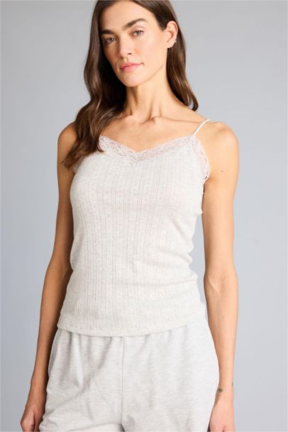 Ribana with Lace Tank Top