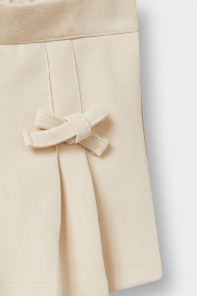 Jupe short à nœud pour bébé fille
