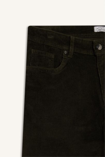 Regular Fit Velvet Trousers