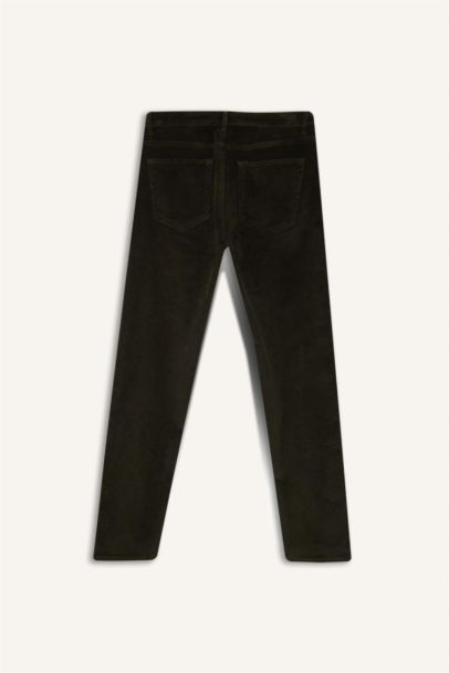 Regular Fit Velvet Trousers