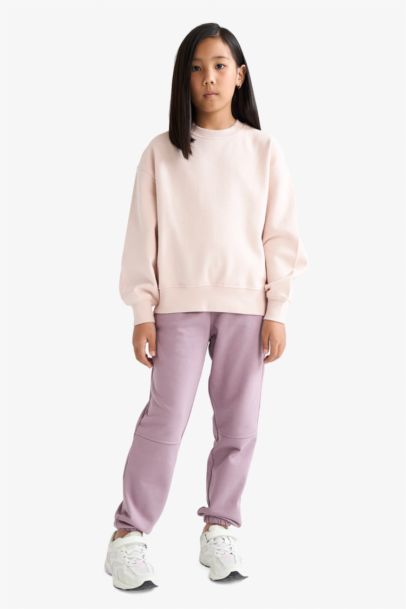 Девочка толстовка свободного кроя с мягким начесом