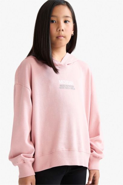 Sweat- Shirt Tissu Sweat Épais Coupe Oversize Col rond Imprimé Animalier