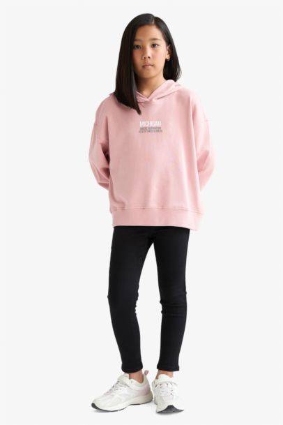 Sweat- Shirt Tissu Sweat Épais Coupe Oversize Col rond Imprimé Animalier