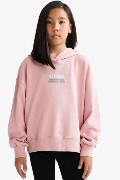 Sweat- Shirt Tissu Sweat Épais Coupe Oversize Col rond Imprimé Animalier