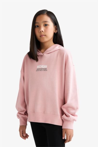 Sweat- Shirt Tissu Sweat Épais Coupe Oversize Col rond Imprimé Animalier