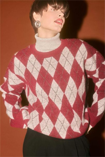 Relax Fit Crew Neck Knitwear Pullover