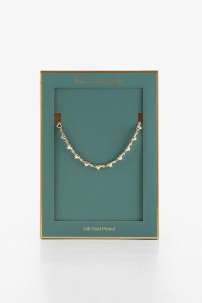 Reis x DeFacto Gold Plated Amore Shine Woman Necklace