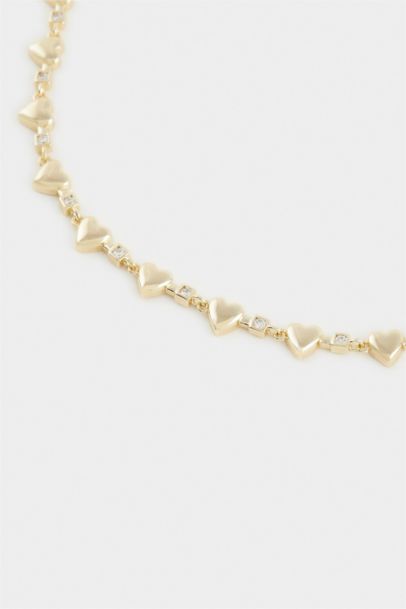 Reis x DeFacto Gold Plated Amore Shine Woman Necklace