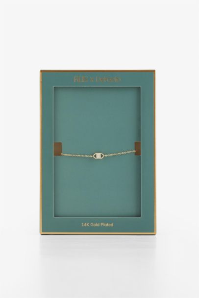 Reis x DeFacto Gold Plated Luce Touch Stone Gold Bracelet