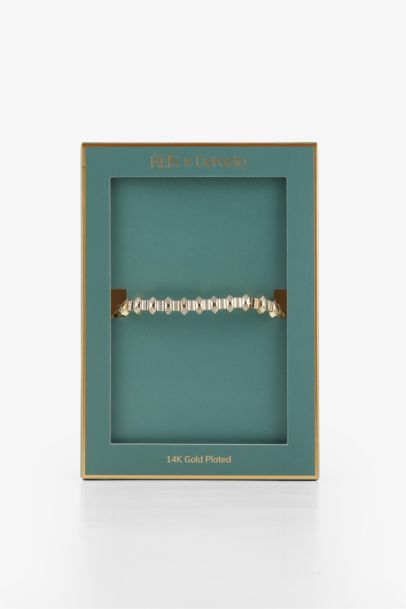Reis x DeFacto Gold Plated Cristallo Stone Gold Bracelet