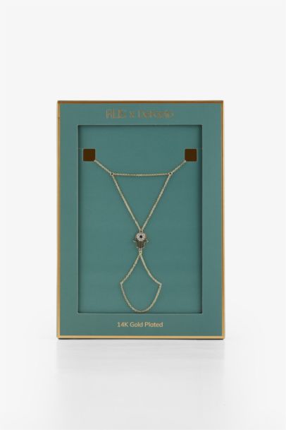 Reis x DeFacto 14 Ayar Altın Kaplama Kadın Fatma Ana Eli Temalı Gold Şahmeran