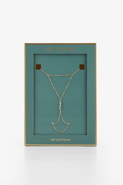 Reis x DeFacto 14 Ayar Altın Kaplama Queen Kadın Taşlı Gold Şahmeran