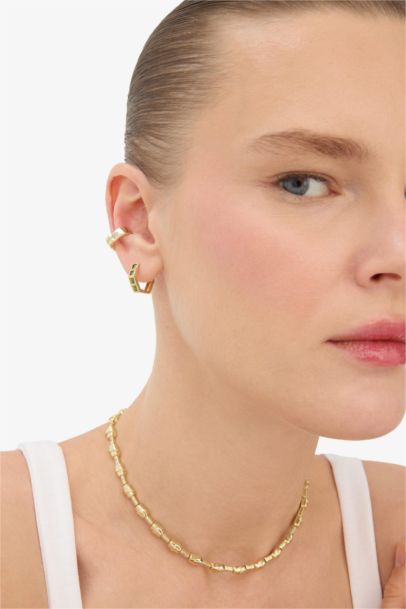 Lot de 2 Boucles d’oreilles en plaqué or 14K à pierres pour femme - Reis x DeFacto