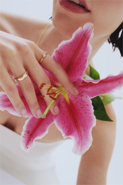 Reis x DeFacto 14K Gold Plated Spirale Duo Woman 2 Piece Gold Rings