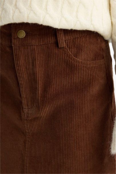 Girl Cotton Corduroy Skirt
