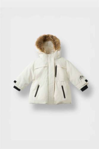 Baby Girl Hooded Puffer Jacket