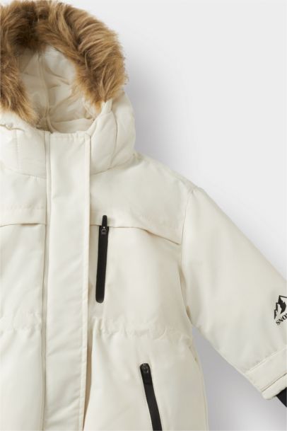 Baby Girl Hooded Puffer Jacket