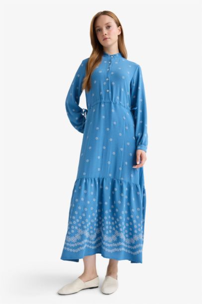 Regular Fit Printed Dress