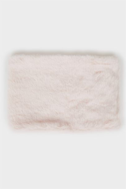 Girl Polar Fleece Lining Welsoft Plush Scarf