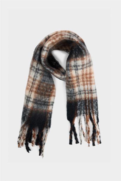 Boy Plaid Neck Scarf
