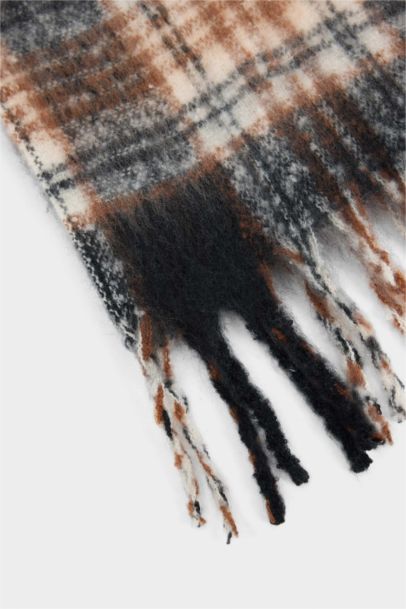 Boy Plaid Neck Scarf