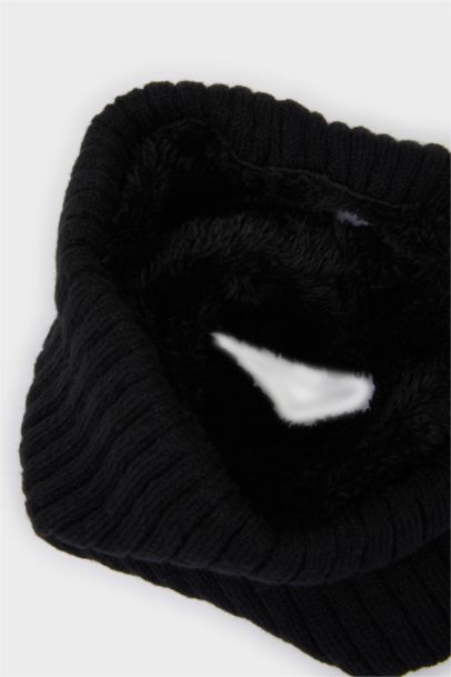 Boy Lined Faux Fur Neck Scarf