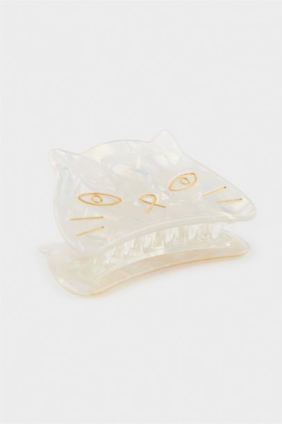 Woman Cat Latch Clasp