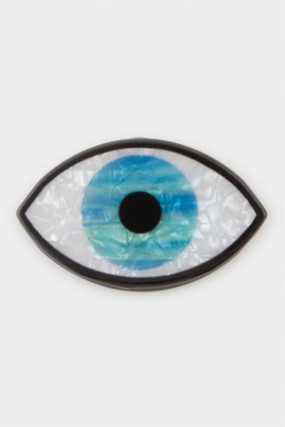 Pince cheveux femme avec motif œil porte-bonheur