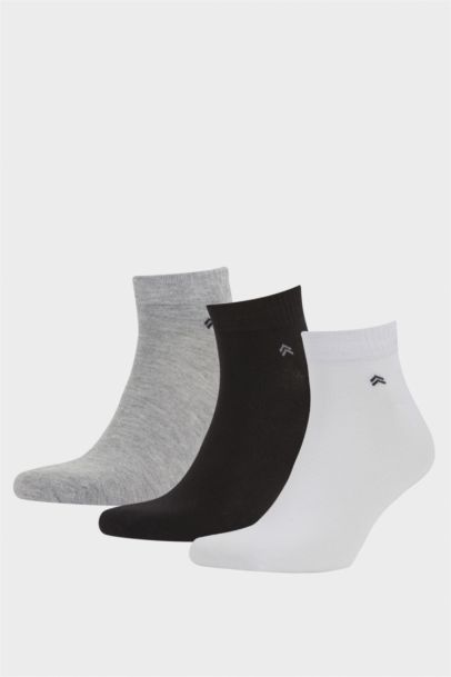 Lot de 3 Chaussettes courtes en bambou sans couture pour homme