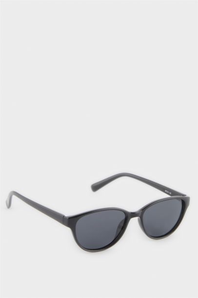 Yuvarlak Siyah Plastik Çerçeve Siyah Cam Polarize Güneş Gözlüğü Erkek Çocuk