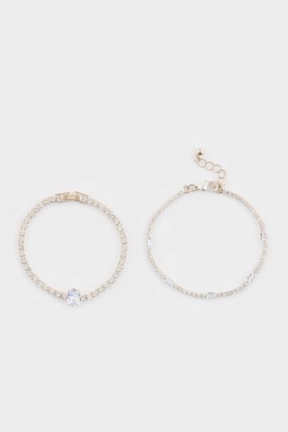 DCEY x DeFacto Kadın 2'li Taşlı Bileklik