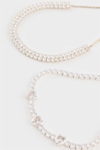 DCEY x DeFacto Kadın 2'li Taşlı Bileklik