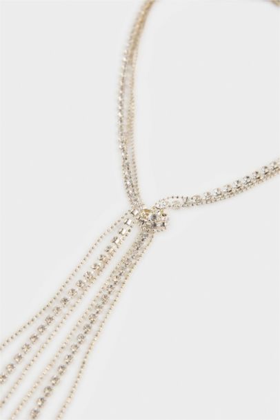 DCEY x DeFacto Kadın Taşlı Y Kolye Küpe Seti