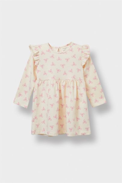 Robe longue imprimée pour bébé fille