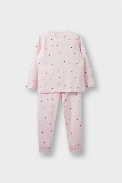 Ensemble Pyjama imprimé Top manches longues et Pantalon pour bébé fille