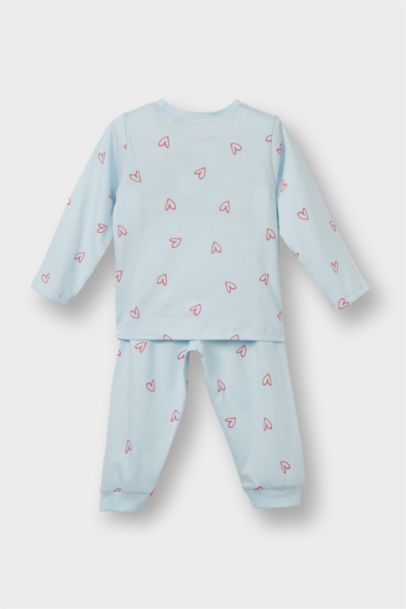 %100 Pamuklu Dısney Mıckey & Mınnıe Beli Lastikli Pijama Takımı Kız Bebek