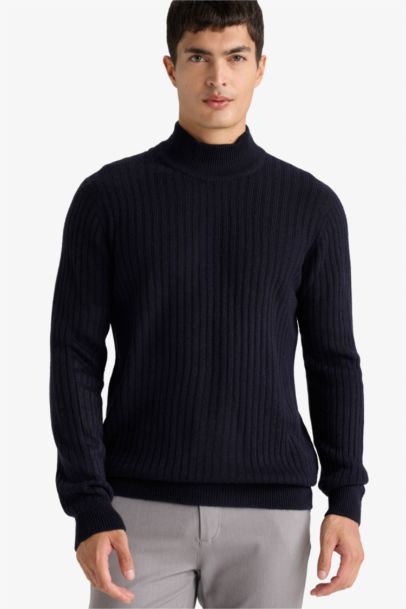 Standard Fit Turtleneck Knitwear Pullover