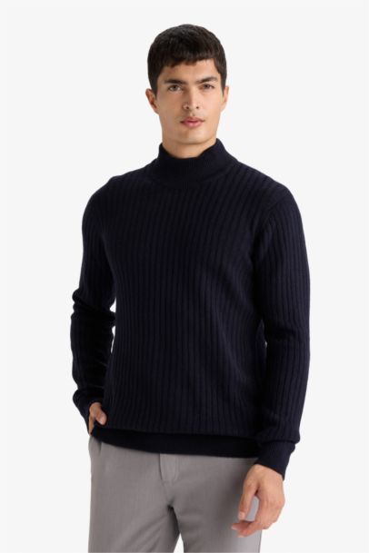 Standard Fit Turtleneck Knitwear Pullover