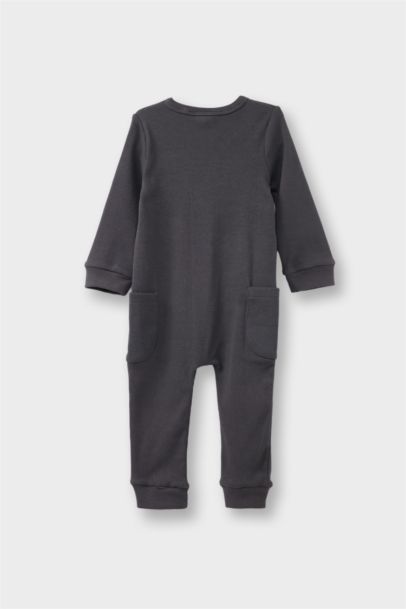 Baby Boy Newborn Ribbed Camisole Jumpsuit