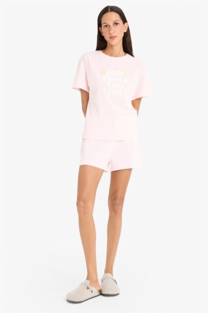 Fall in Love Top Bottom 2 Piece Pajama Set