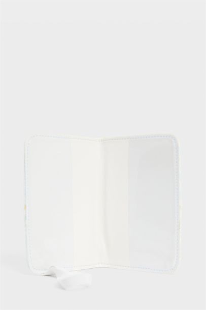 محفظة جواز سفر نسائي جلد صناعي فلورال