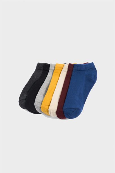 Boy 7 Piece Short Cotton Socks
