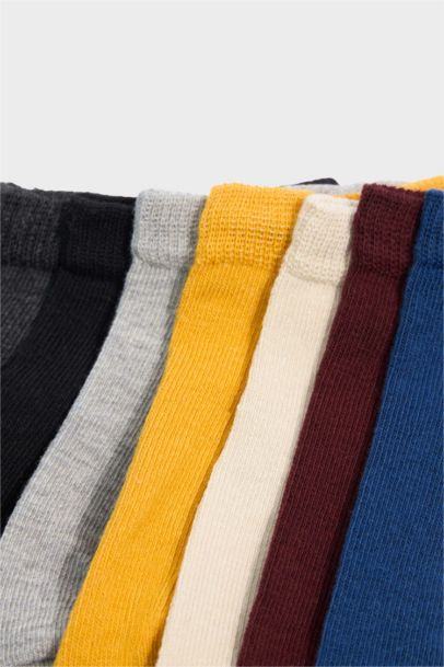 Boy 7 Piece Short Cotton Socks