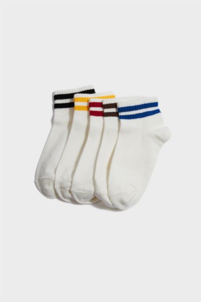 Boy 5 Piece Cotton Ankle Socks