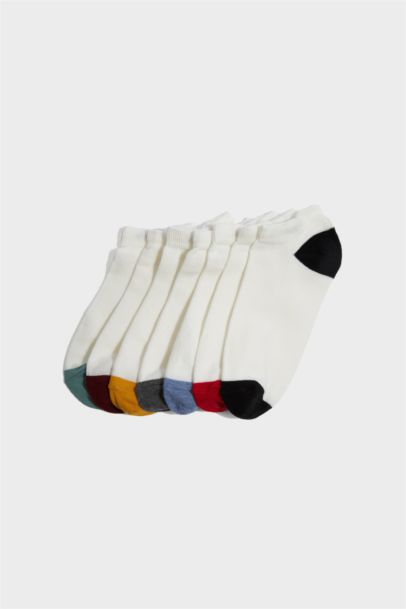 Lot de 7 paires de Chaussettes courtes en coton pour garçon