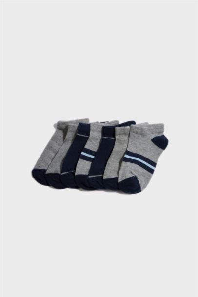 Boy 7 Piece Cotton Ankle Socks