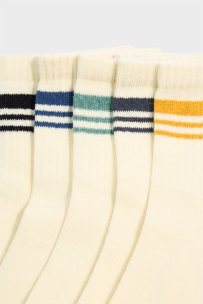Boy 5 Piece Cotton Short Sockss