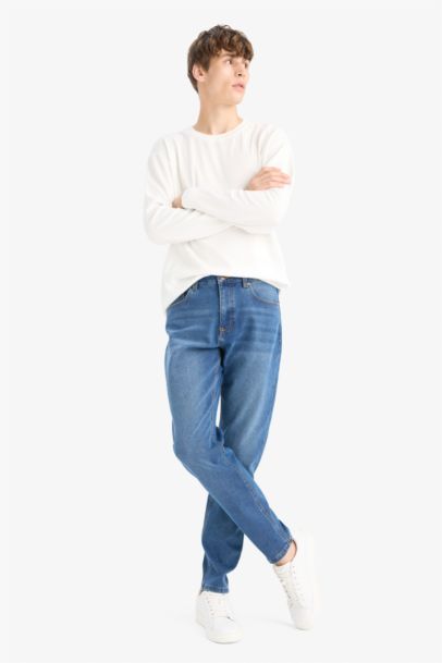 Regular Tapered Fit Trousers