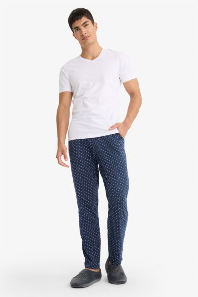 Regular Fit Printed Knitted Bottoms