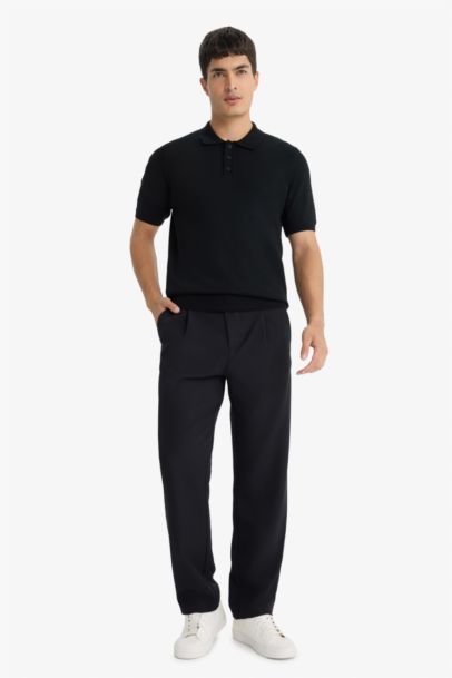 تيشيرت بولو نص ردن تريكو قصة عادية